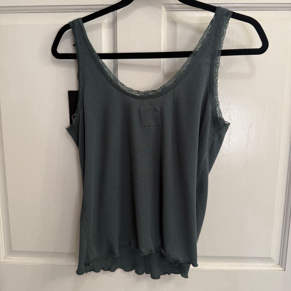 Women's Chaser Tank Top, Size S, Green/gray
